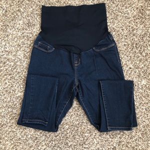 Liz Lange Maternity Dark Jegging Full Panel Small